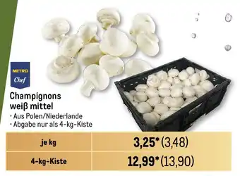 METRO METRO Chef Champignons weiß mittel Angebot