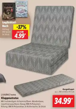 Lidl LIVARNO home Klappmatratze Angebot