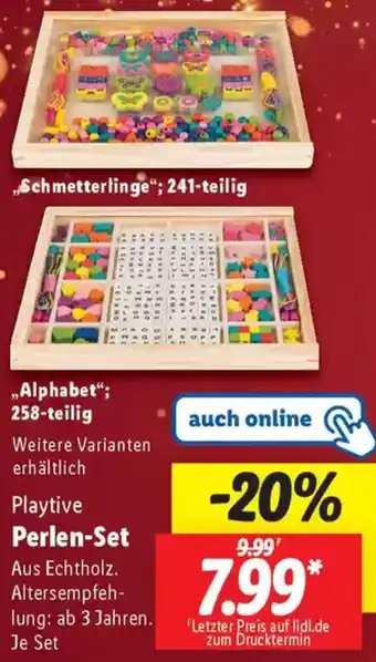 Lidl Playtive Perlen-Set Angebot