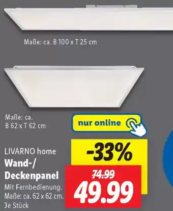 Lidl LIVARNO home Wand-/Deckenpanel Angebot