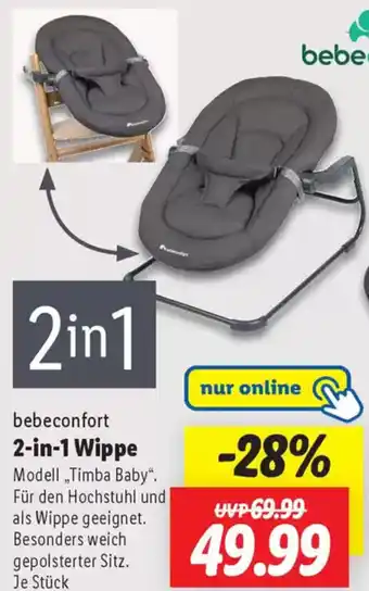 Lidl bebeconfort 2-in-1 Wippe Angebot