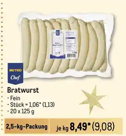 METRO METRO Chef Bratwurst Angebot