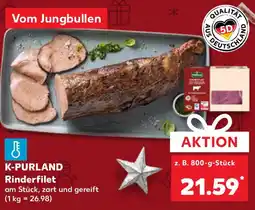 Kaufland K-PURLAND Rinderfilet Angebot