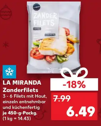 Kaufland LA MIRANDA Zanderfilets Angebot