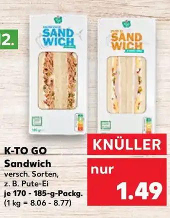 Kaufland K-TO GO Sandwich Angebot