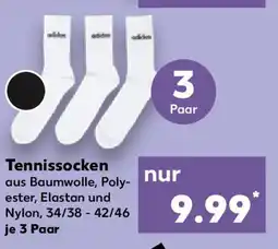 Kaufland adidas Tennissocken Angebot