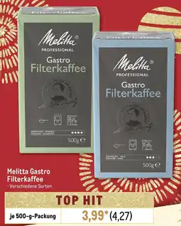 METRO Melitta Gastro Filterkaffee Angebot