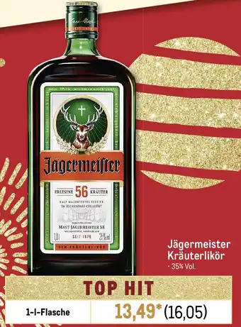 METRO Jägermeister Kräuterlikör Angebot