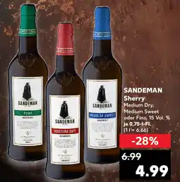 Kaufland SANDEMAN Sherry Angebot