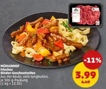 PENNY MÜHLENHOF Frisches Rinder-Geschnetzeltes Angebot