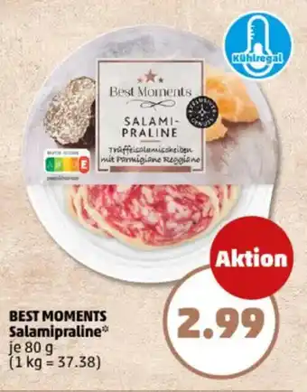 PENNY BEST MOMENTS Salamipraline Angebot