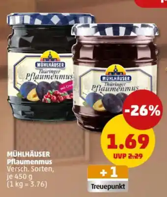 PENNY MUHLHAUSER Pflaumenmus Angebot