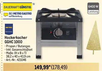 METRO METRO PROFESSIONAL Hockerkocher GGHC 1000 Angebot