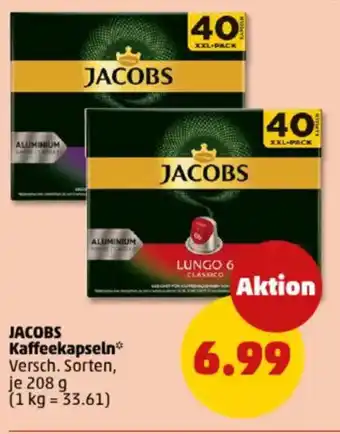 PENNY JACOBS Kaffeekapseln Angebot