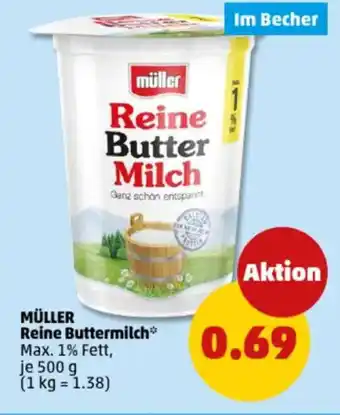 PENNY MÜLLER Reine Buttermilch Angebot