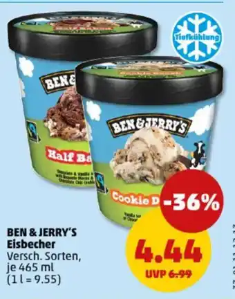 PENNY BEN & JERRY'S Eisbecher Angebot