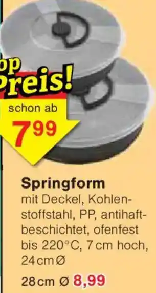 Jawoll Springform Angebot