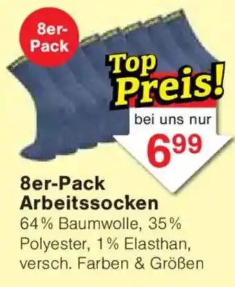 Jawoll 8er- Pack Arbeitssocken Angebot