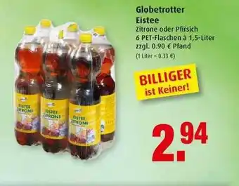 Markant Globetrotter Eistee Angebot