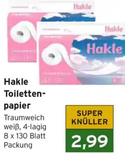 CAP Markt Hakle Toilettenpapier Angebot