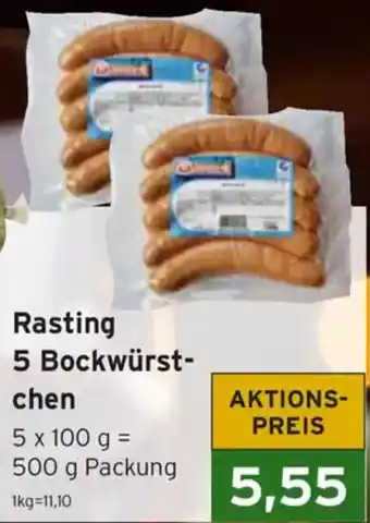 CAP Markt Rasting 5 Bockwürstchen Angebot