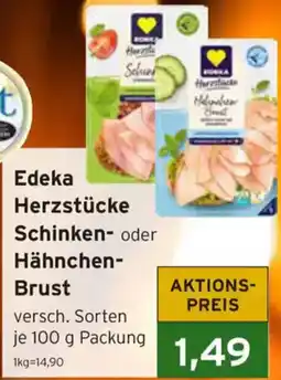 CAP Markt Edeka Herzstücke Schinken oder Hähnchen Brust Angebot