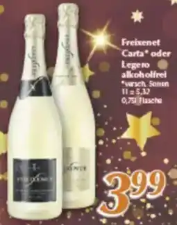 inkoop Freixenet Carta oder Legero alkoholfrei Angebot