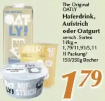 inkoop The Original OATLY Haferdrink, Aufstrich oder Oatgurt Angebot