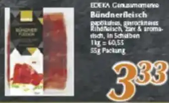 inkoop Edeka Genussmomente Bündnerfleisch Angebot