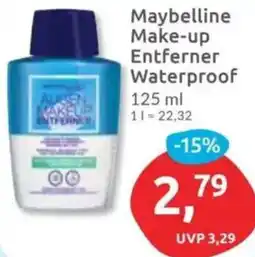 Budni Maybelline Make-up Entferner Waterproof Angebot