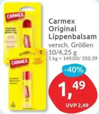 Budni Carmex Original Lippenbalsam Angebot
