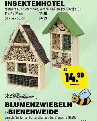 Leitermann Baumarkt Insektenhotel Angebot