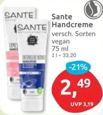 Budni Sante Handcreme Angebot