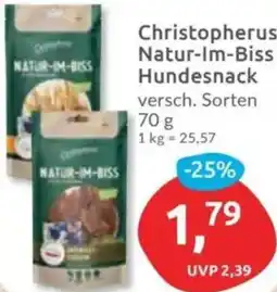 Budni Christopherus Natur-Im-Biss Hundesnack Angebot