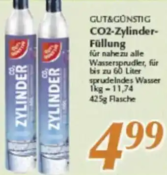 inkoop GUT&GÜNSTIG CO2-Zylinder Füllung Angebot