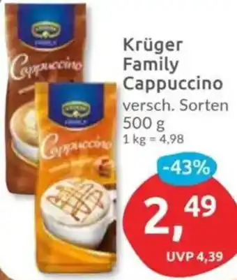 Budni Krüger Family Cappuccino Angebot