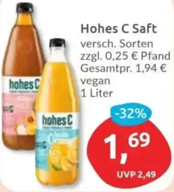 Budni Hohes C Saft Angebot