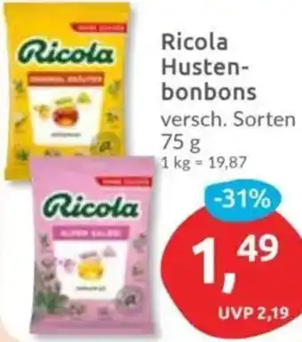 Budni Ricola Hustenbonbons Angebot