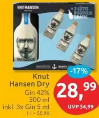 Budni Knut Hansen Dry Gin Angebot