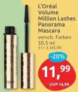 Budni L'Oréal Volume Million Lashes Panorama Mascara Angebot