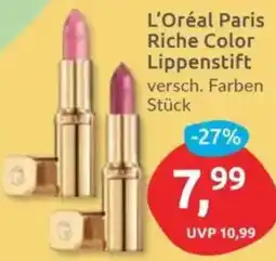 Budni L'Oréal Paris Riche Color Lippenstift Angebot