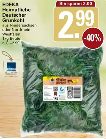 WEZ EDEKA Heimatliebe Deutscher Grünkohl Angebot