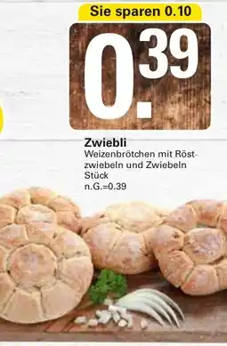 WEZ Zwiebli Angebot