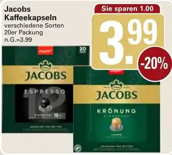 WEZ Jacobs Kaffeekapseln Angebot