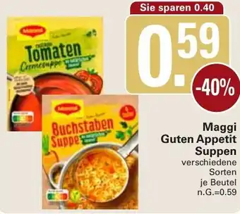 WEZ Maggi Guten Appetit Suppen Angebot