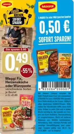 WEZ Maggi Fix, Herzensküche oder Würzpaste Angebot