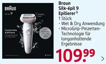 Rossmann Braun Silk-épil 9 Epilierer Angebot