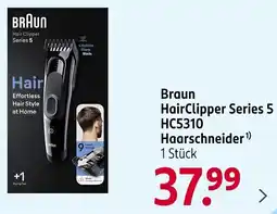 Rossmann Braun HairClipper Series 5 HC5310 Haarschneider Angebot