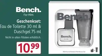 Rossmann Bench Geschenkset Angebot