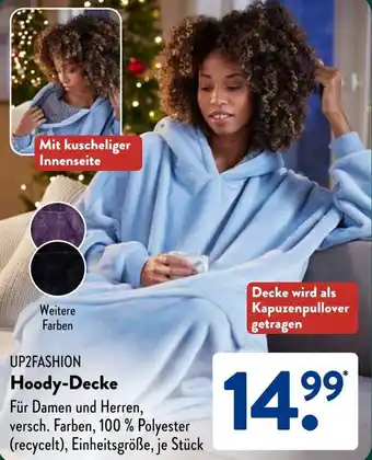 Aldi Süd UP2FASHION Hoody-Decke Angebot